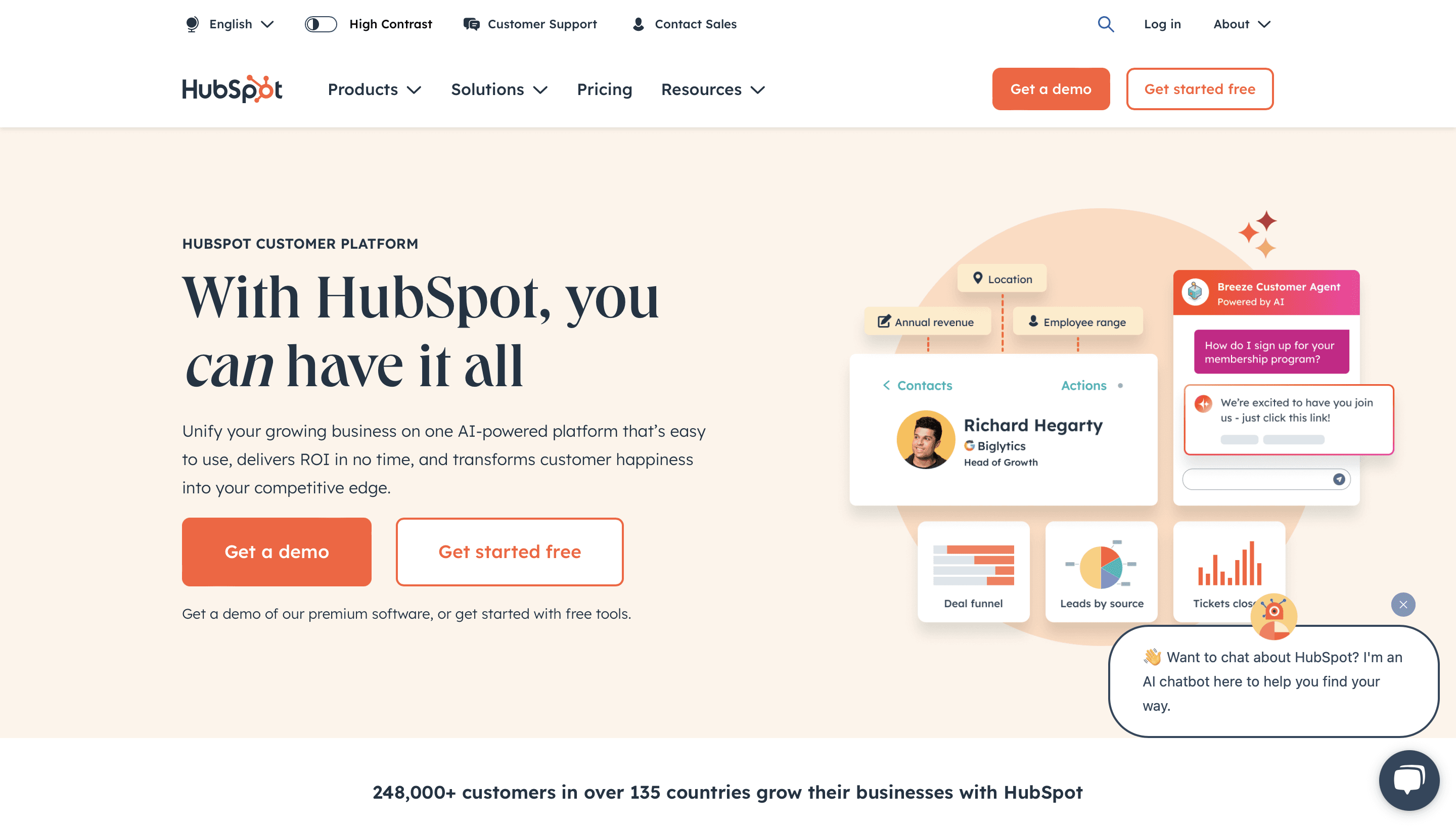 Hubspot Home