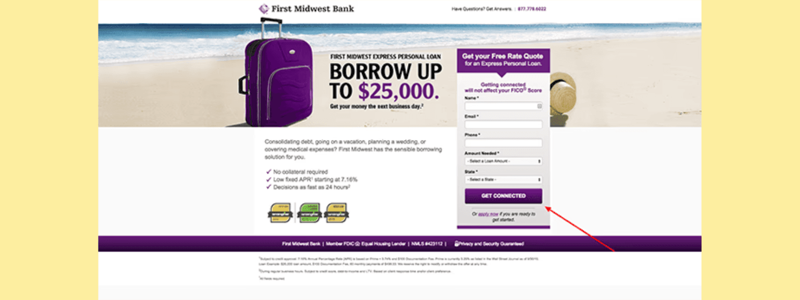 First midwest bank example