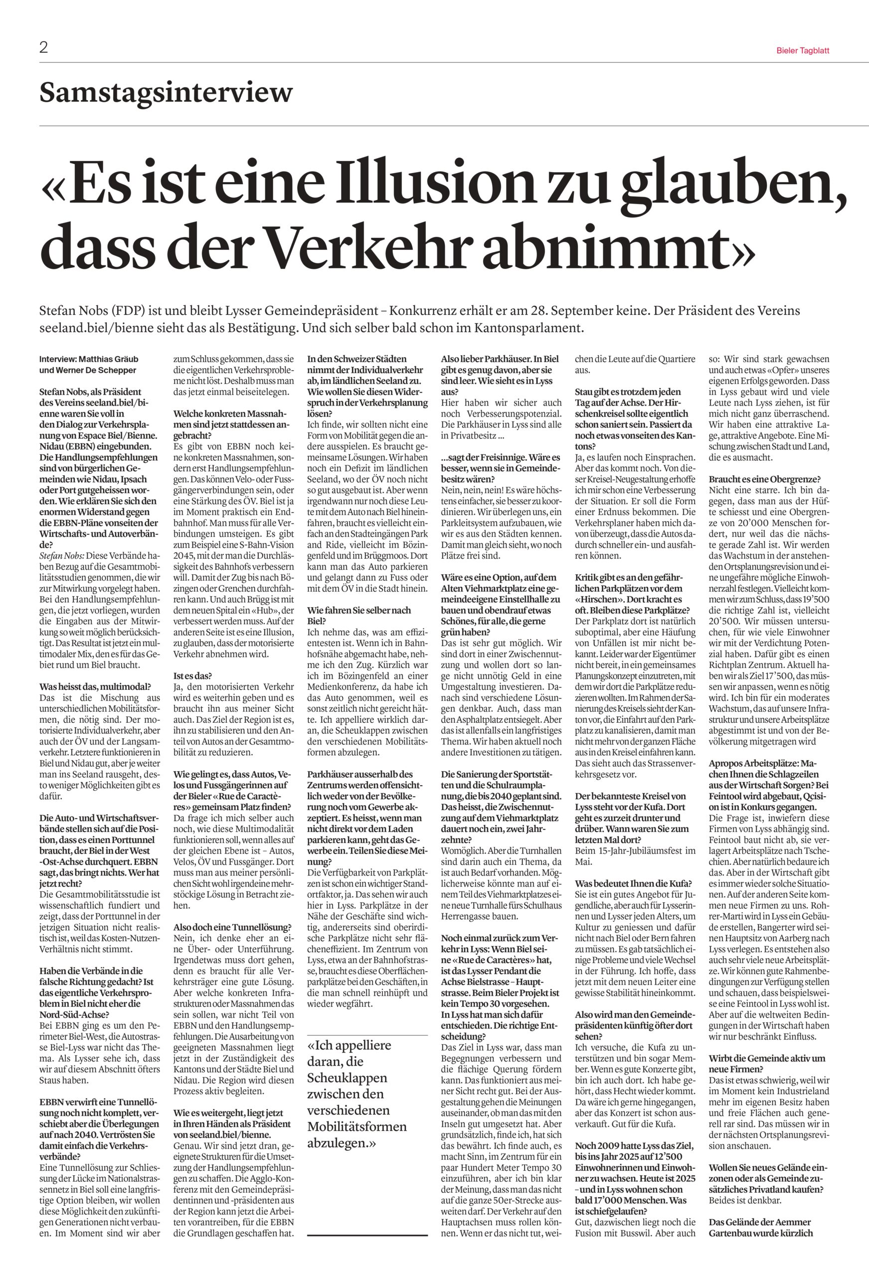 Samstagsinterview-Bieler-Tagblatt-Ajour