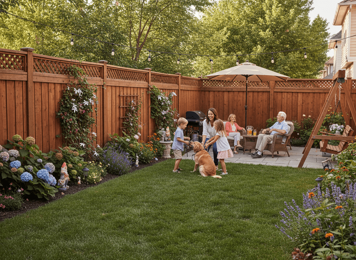 Wooden Privacy Fence