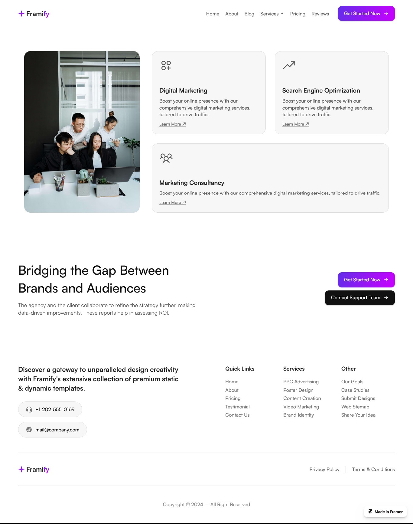 Framer Service Page v10