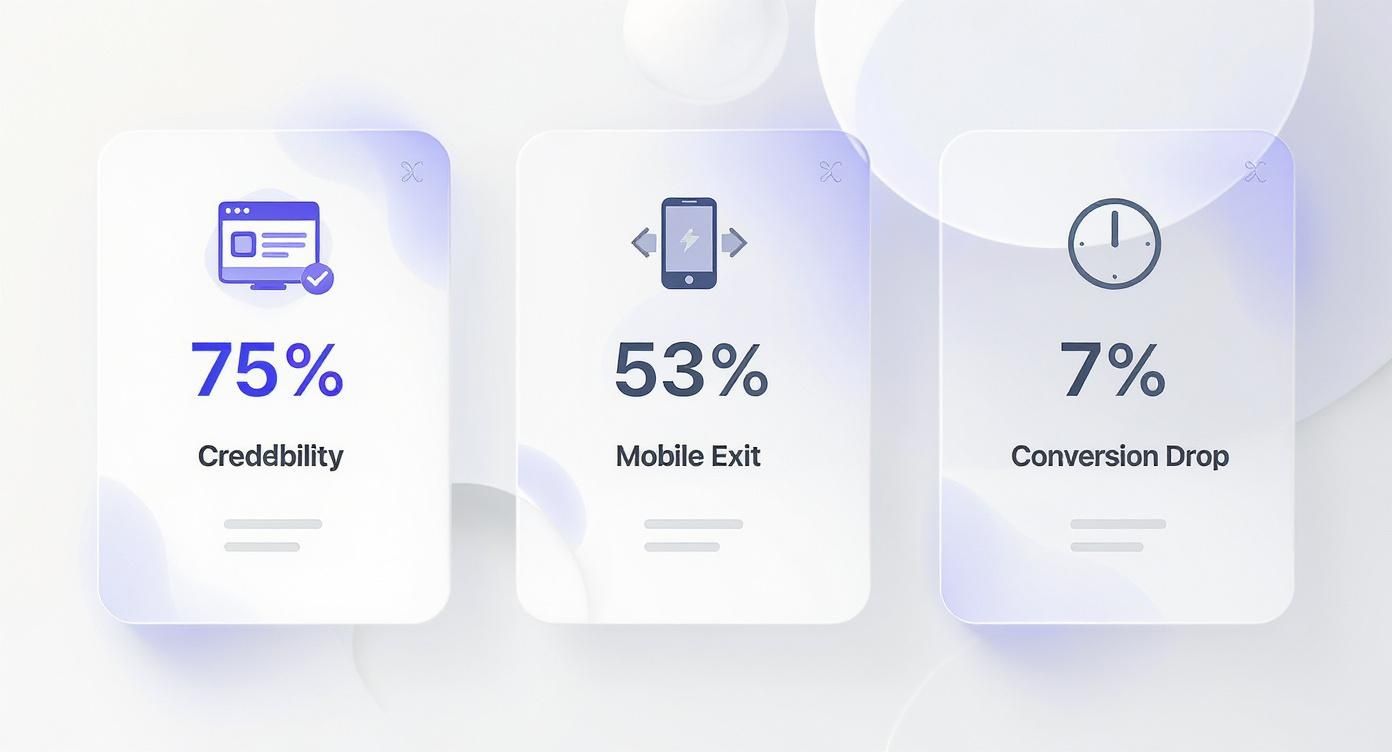 Infographic about how to build professional website