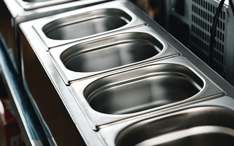 Pojemniki GN ze stali nierdzewnej