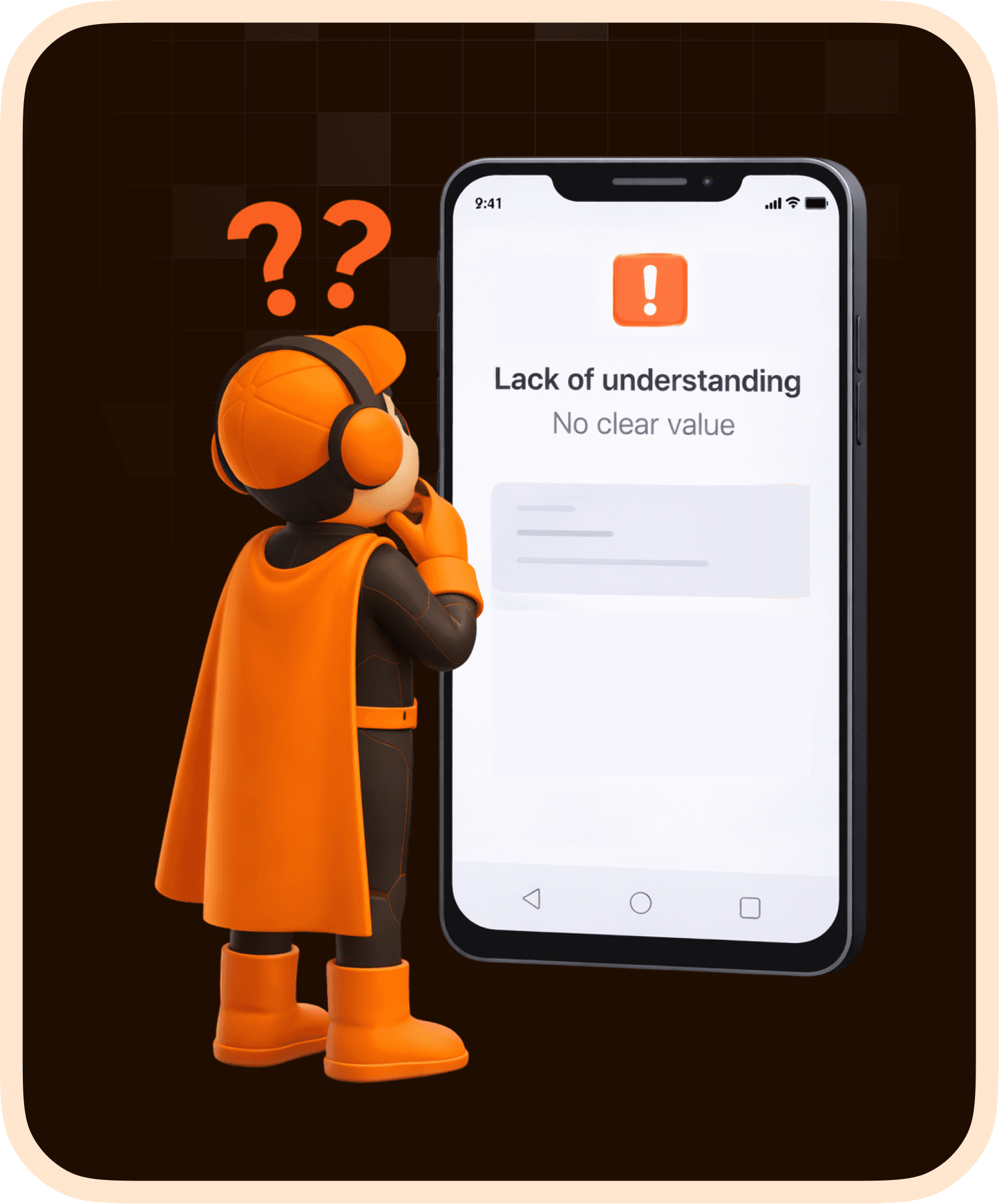 Mascot is in confusion regarding app fatures
