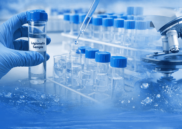 hand holding bottle testing water