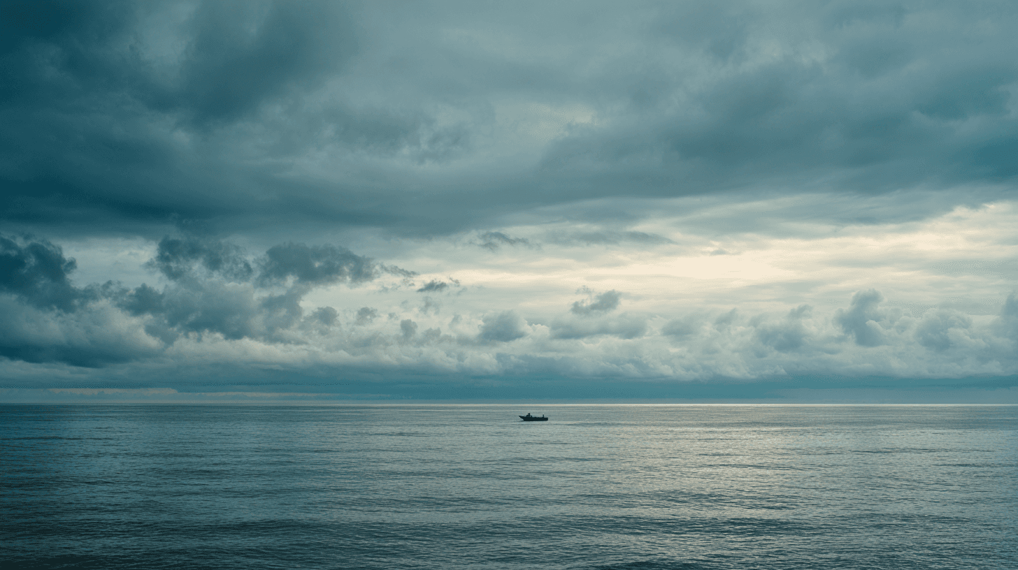 moody great lakes sky