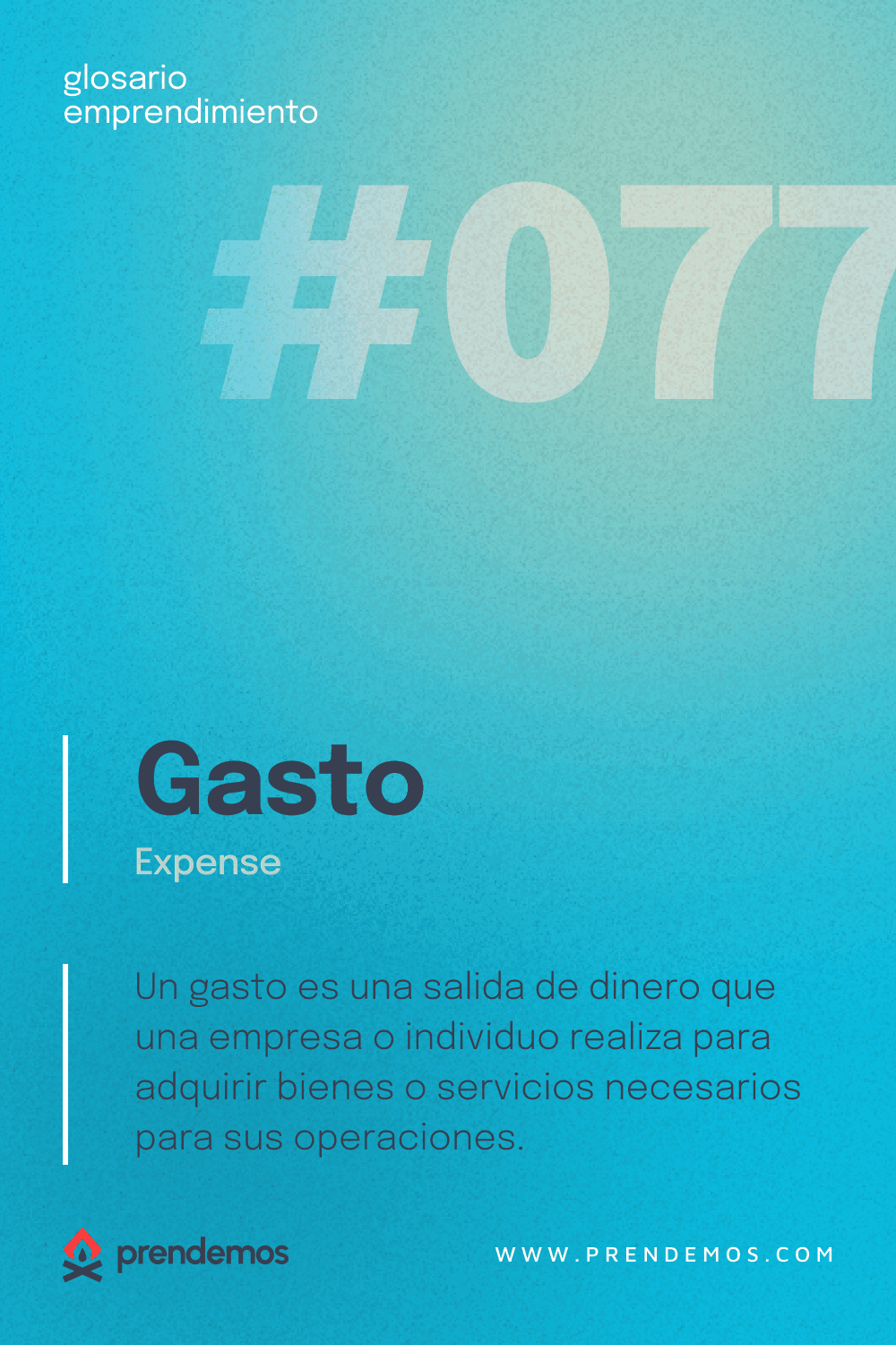 Qué es un Gasto