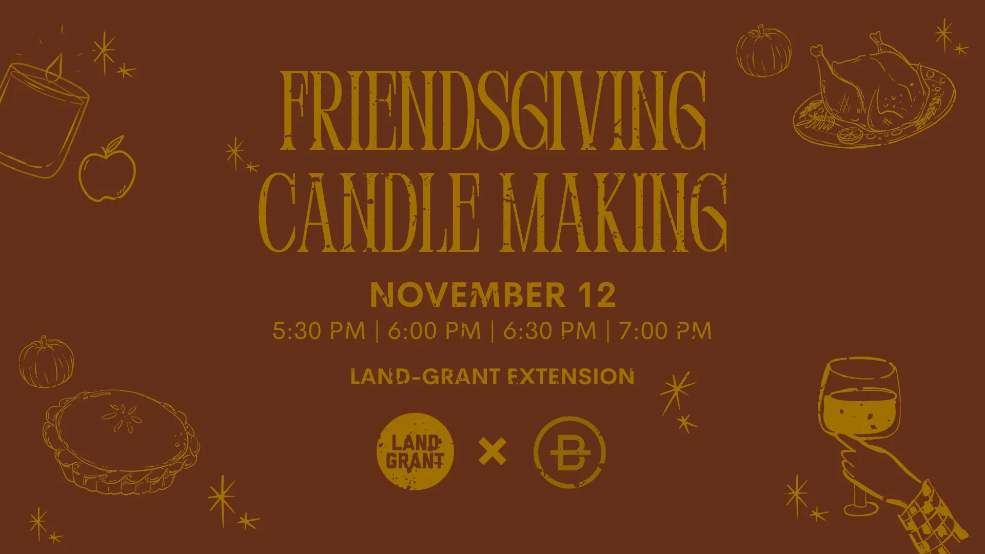 Friendsgiving Candle Making with Penn & Beech