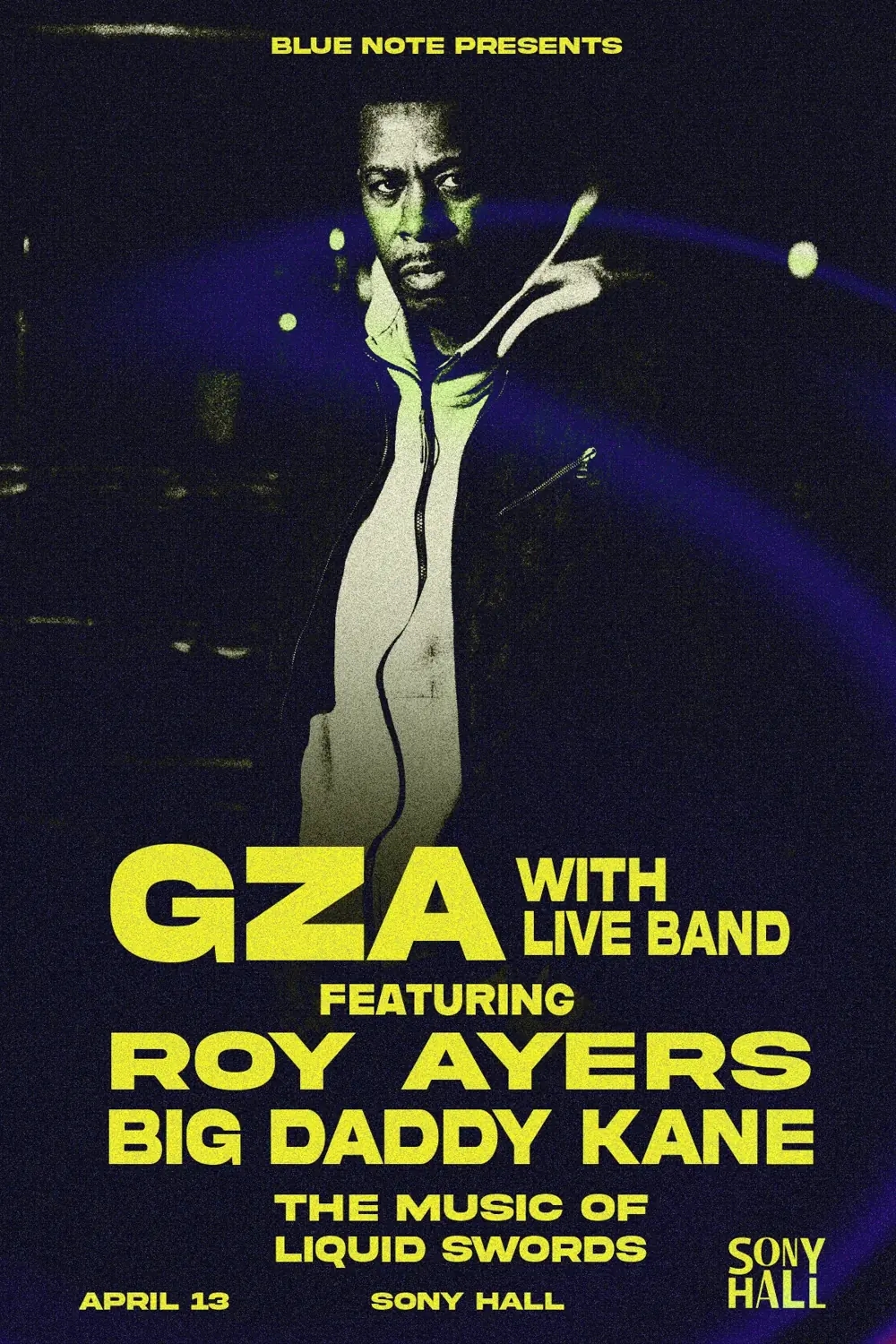 GZA — Print poster.