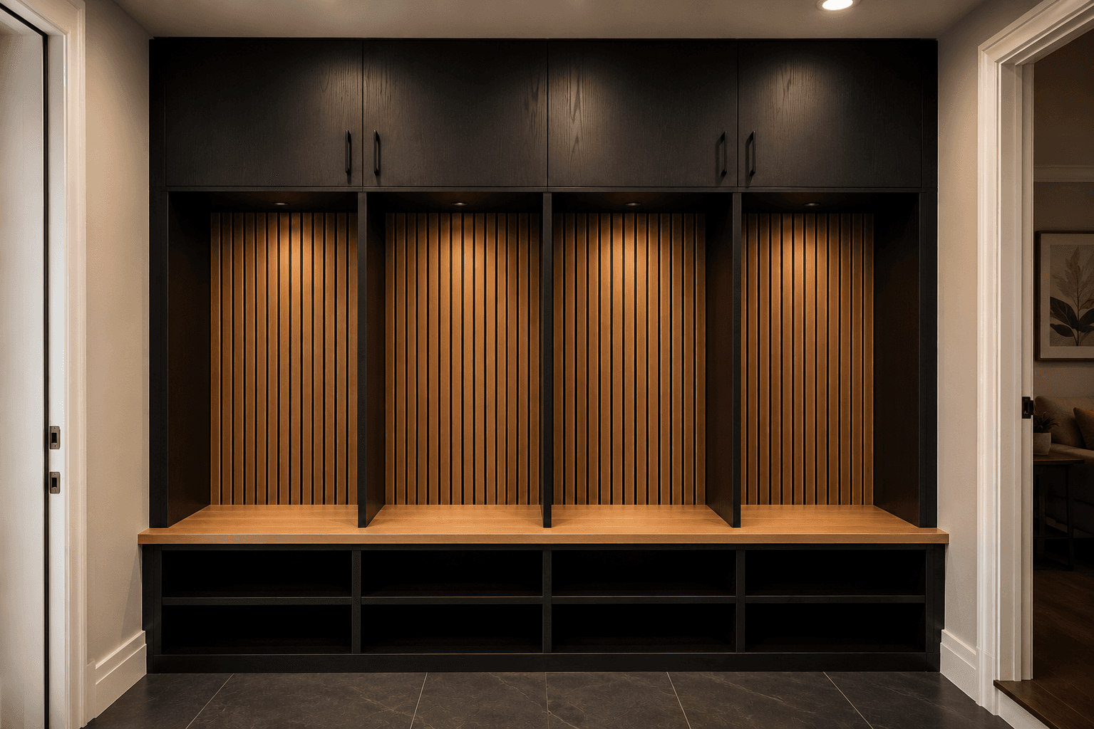 About section image featuring a modern interior design space.