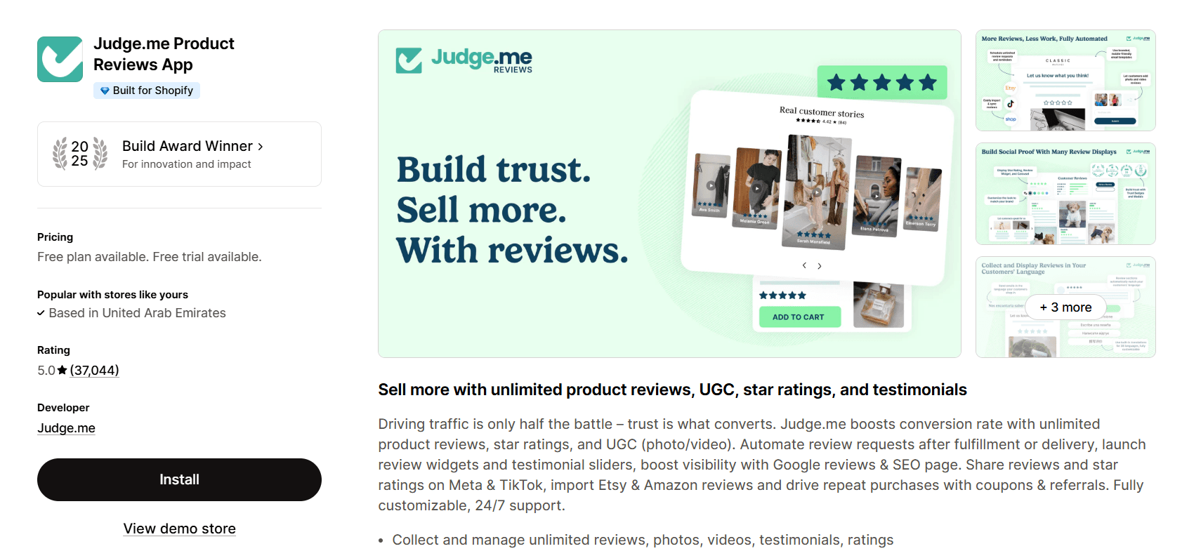 Judge.me Product Reviews App