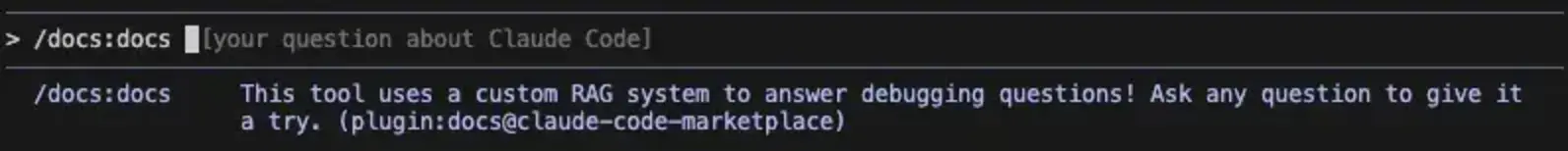 Activating Docs Command