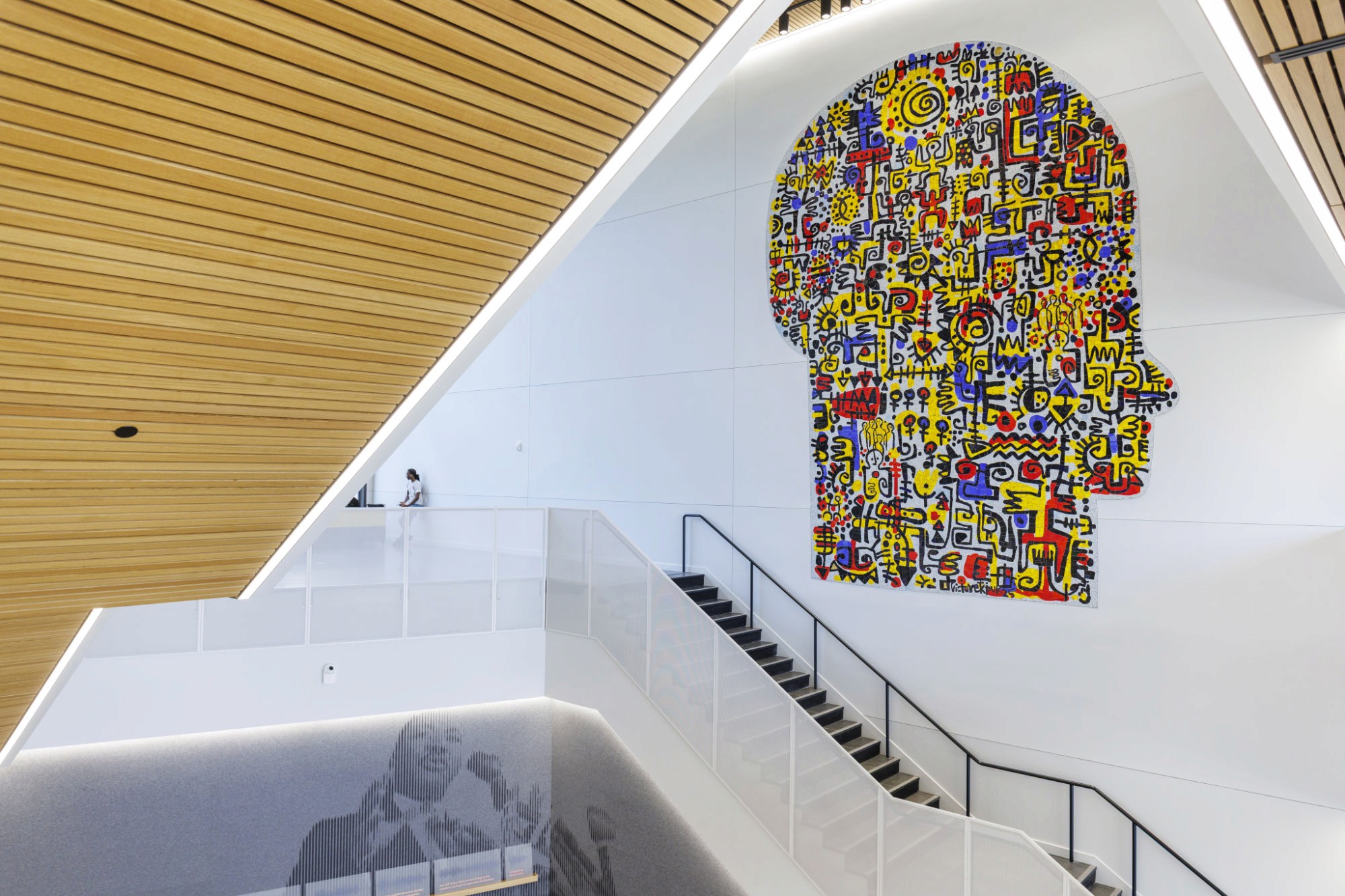 "Conversation" Bowie State University. 18 feet wide by 15 feet high. 