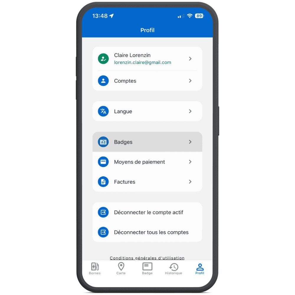 Application mobile Nexteneo