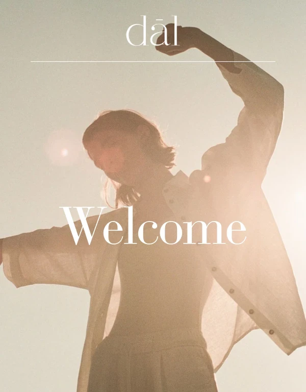 dāl: Welcome to the collection. Cropped email preview.