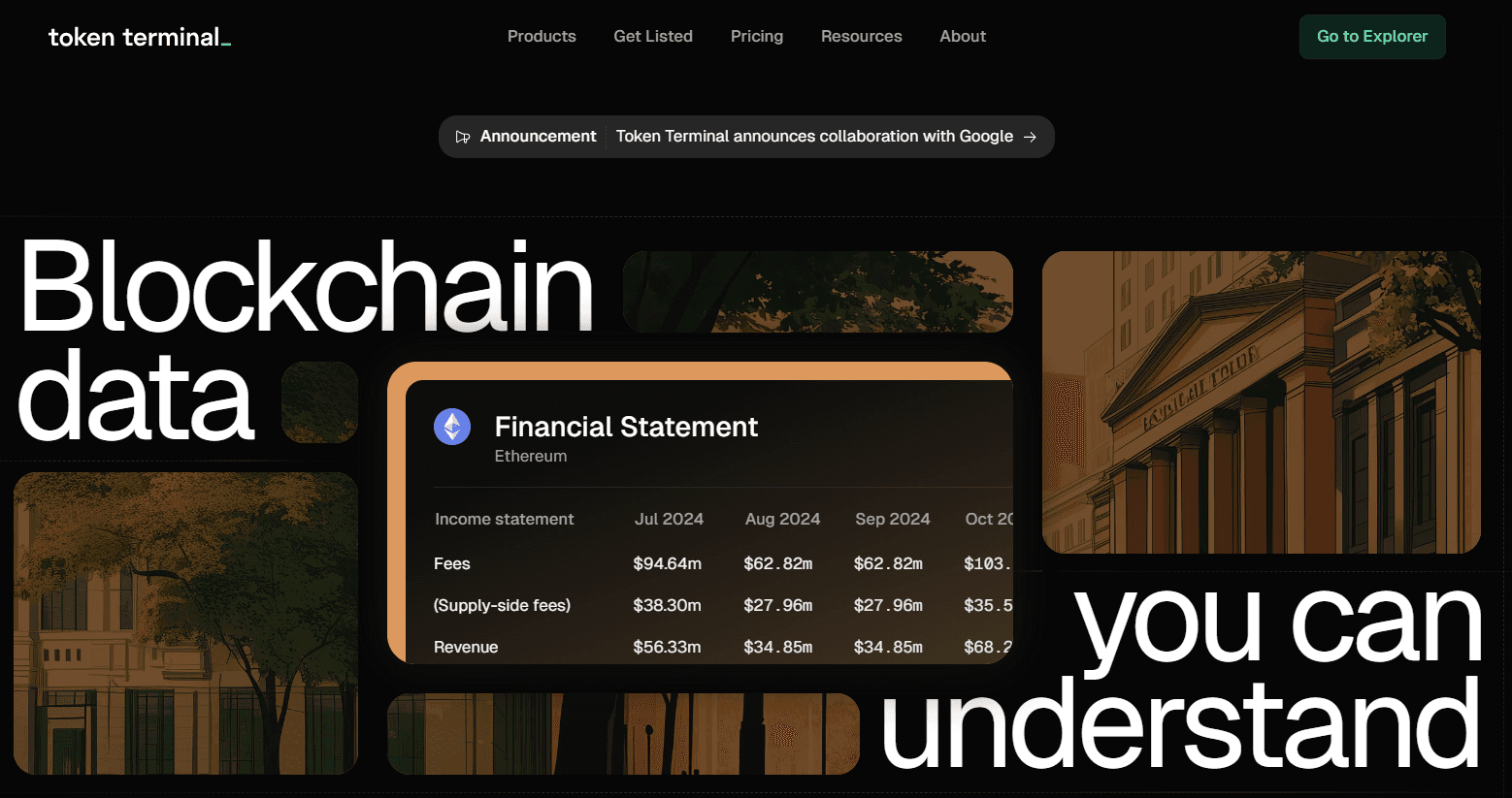 token terminal - Best Crypto Analysis Tools
