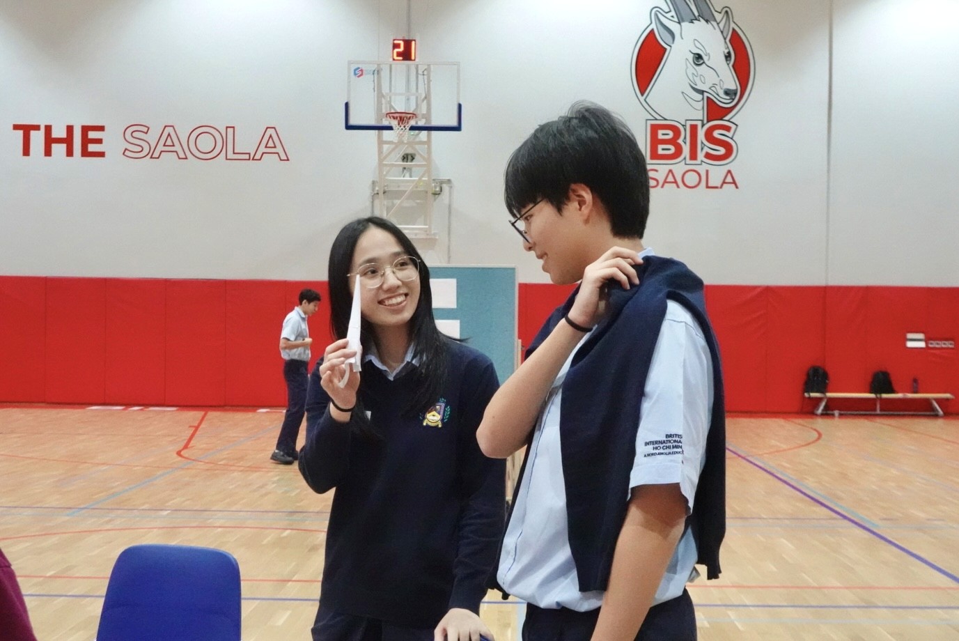 Turquoise water with white foam patterns