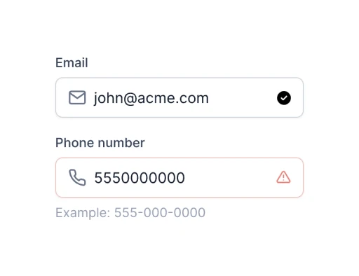 form field validation