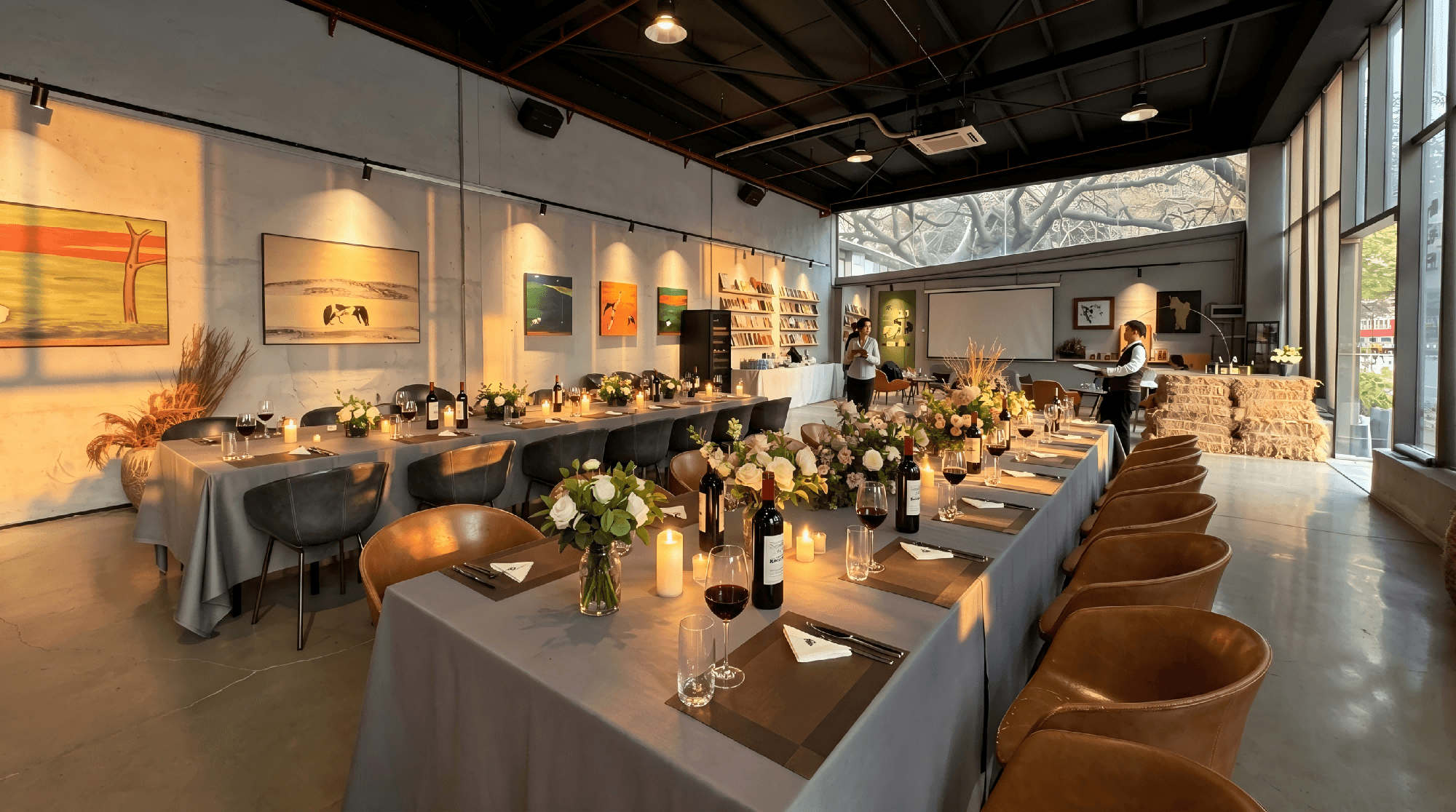 藝術機構合作夥伴會議感謝晚宴現場與嘉賓交流畫面 Arts Partner Appreciation Dinner Event