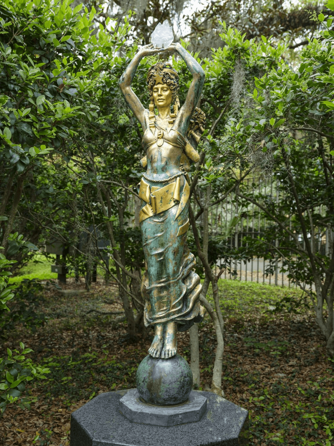 Sculpture in the Sculture Garden at the New Orleans Museum of Art in MidCity