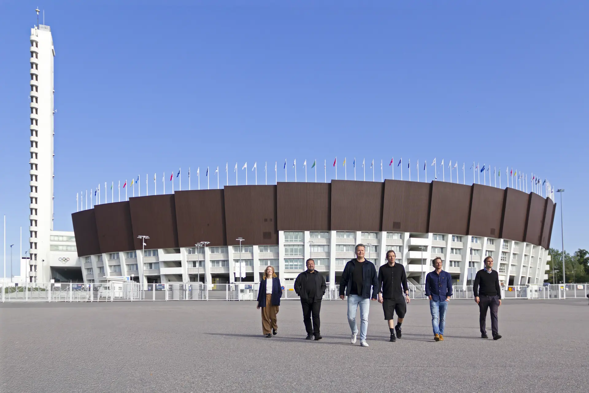 Valokuva Olympiastadionilta