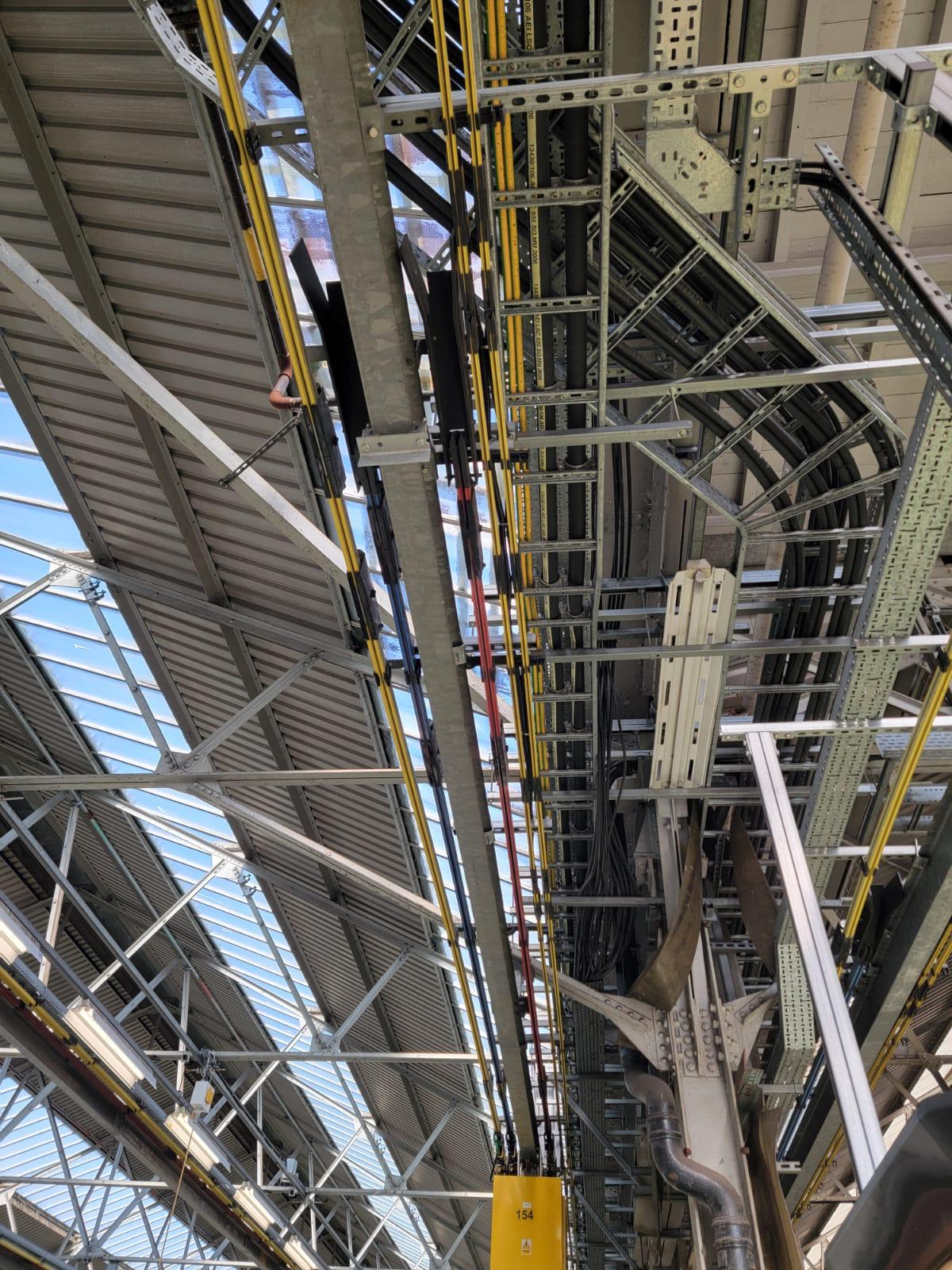 An electrical rail project completed by DPH 