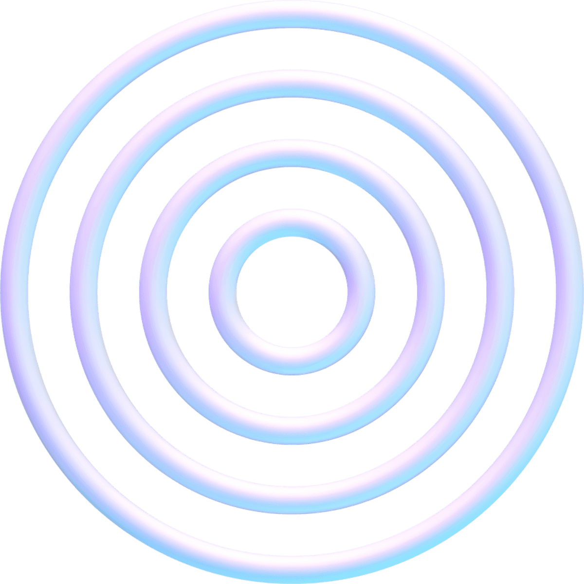 Illustration eines zentralen Kreises mit symmetrischen Ringen – Sinnbild für innere Klarheit und Fokus