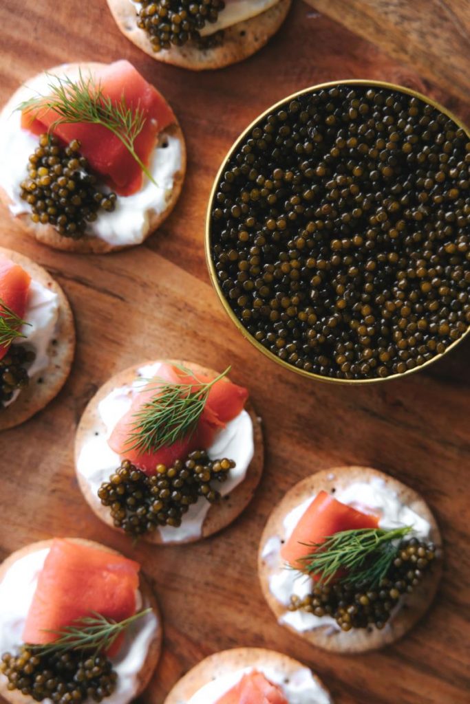Uova di pesce (caviale)