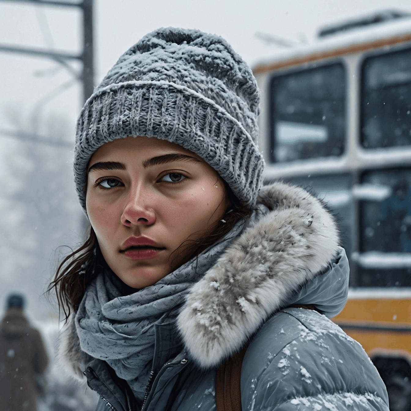 Amara Grayson AI avatar — 40+ episode series produced by Sameed Nawaz using ElevenLabs and Kling,