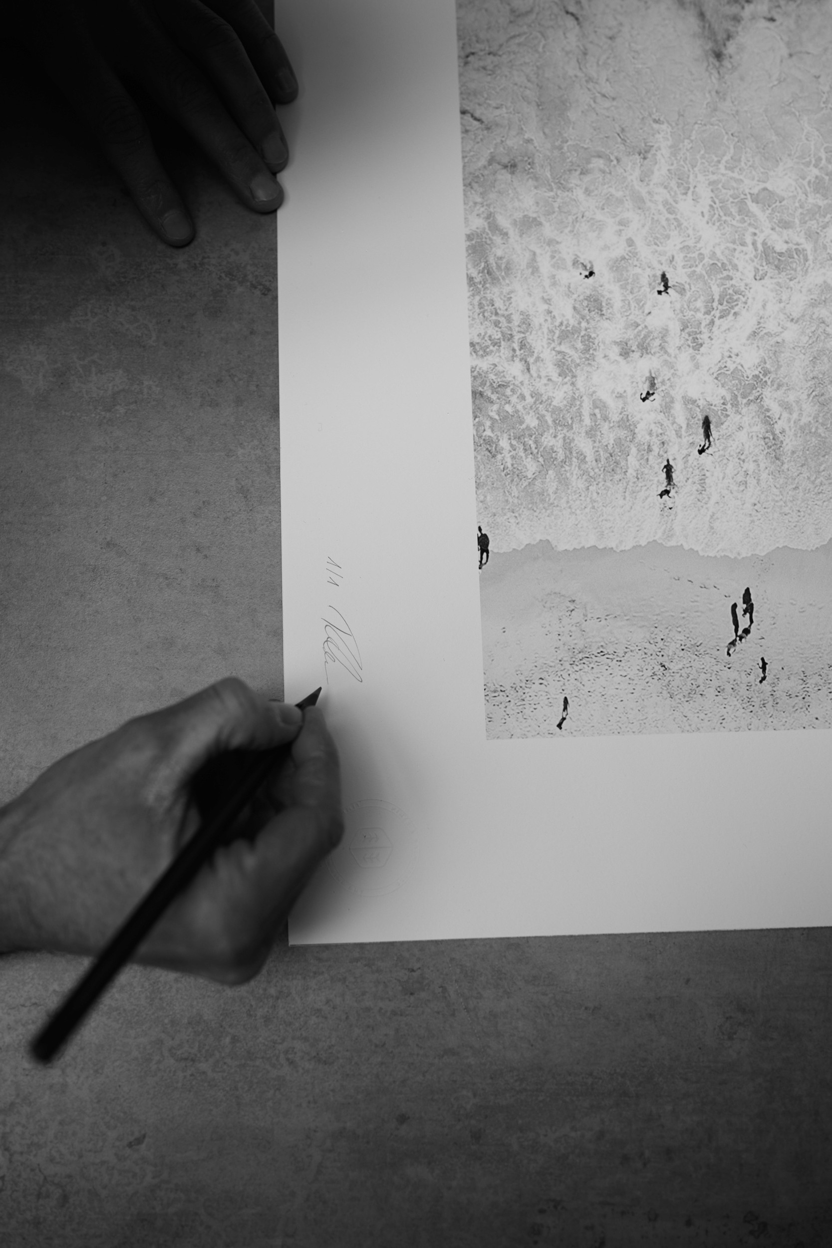 Image of a Laptop on top of an eletronic device