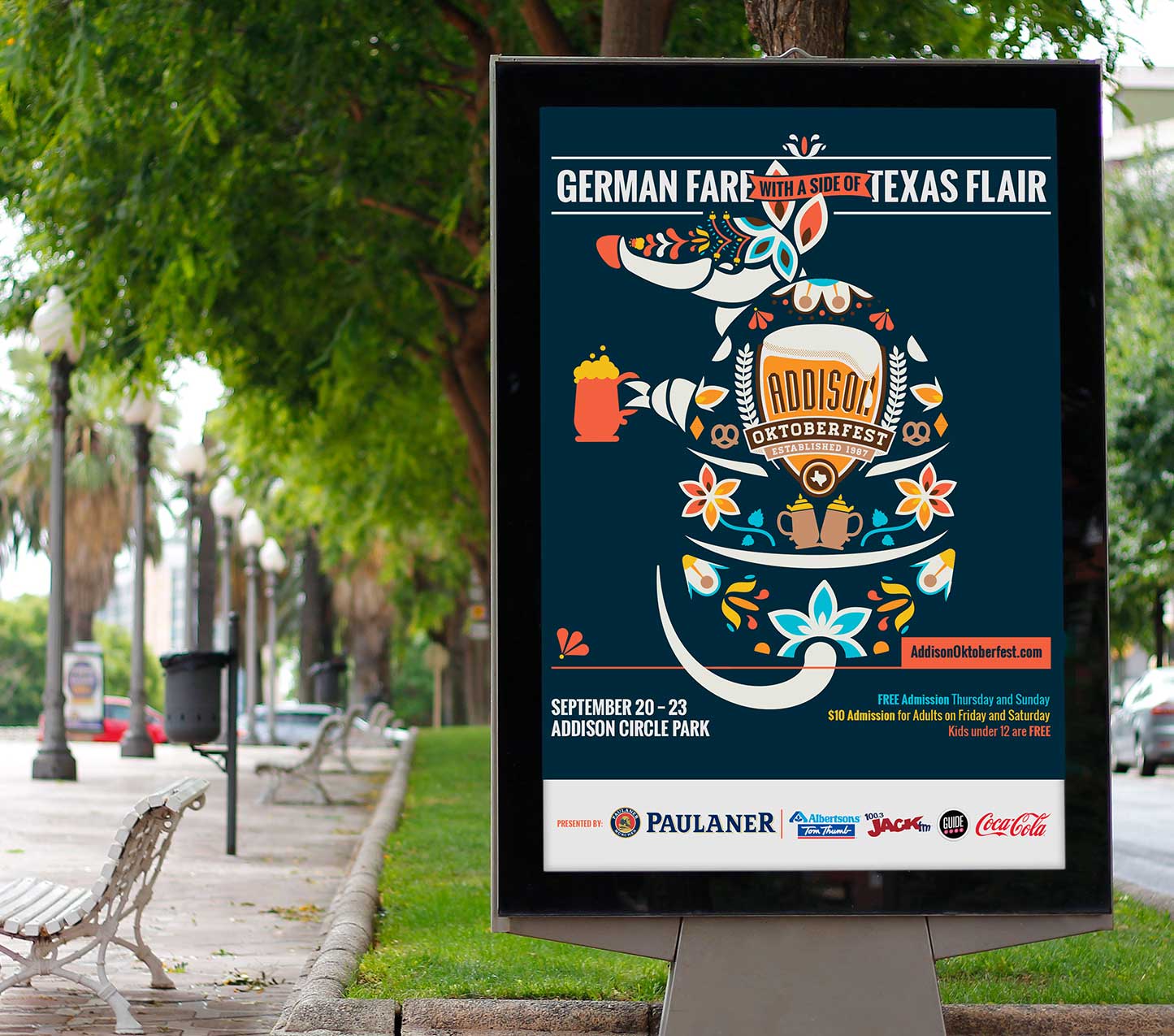 event branding out of home poster