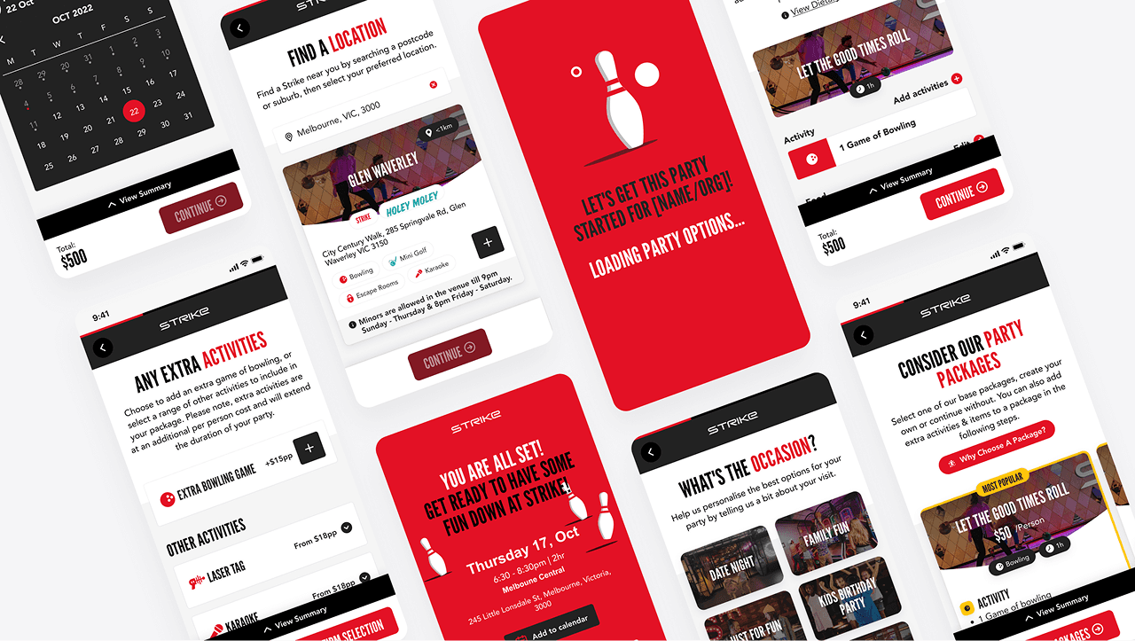 Funlab screens mobile