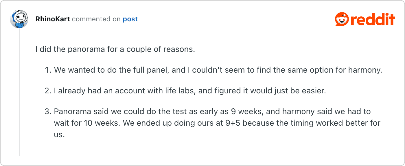 Post on Reddit