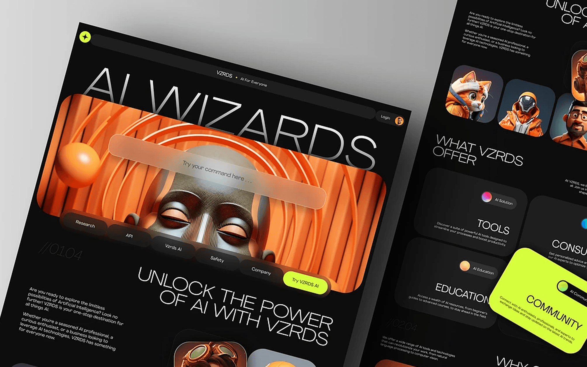 AI Wizards website: connect, learn, consult for business growth & solutions.