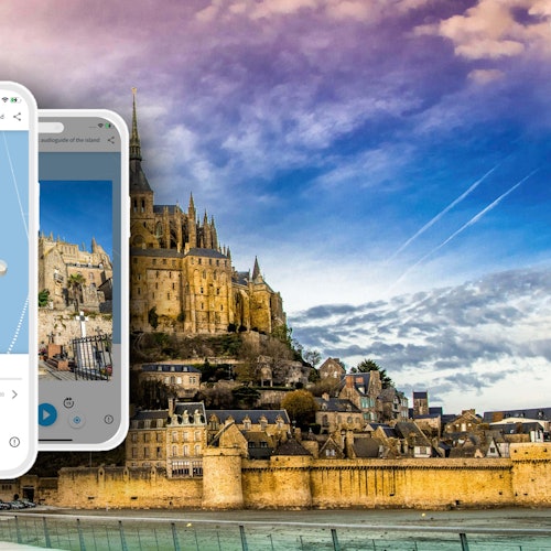 圣米歇尔山岛：通过TouringBee购买的音频导览应用门票，位于圣米歇尔山