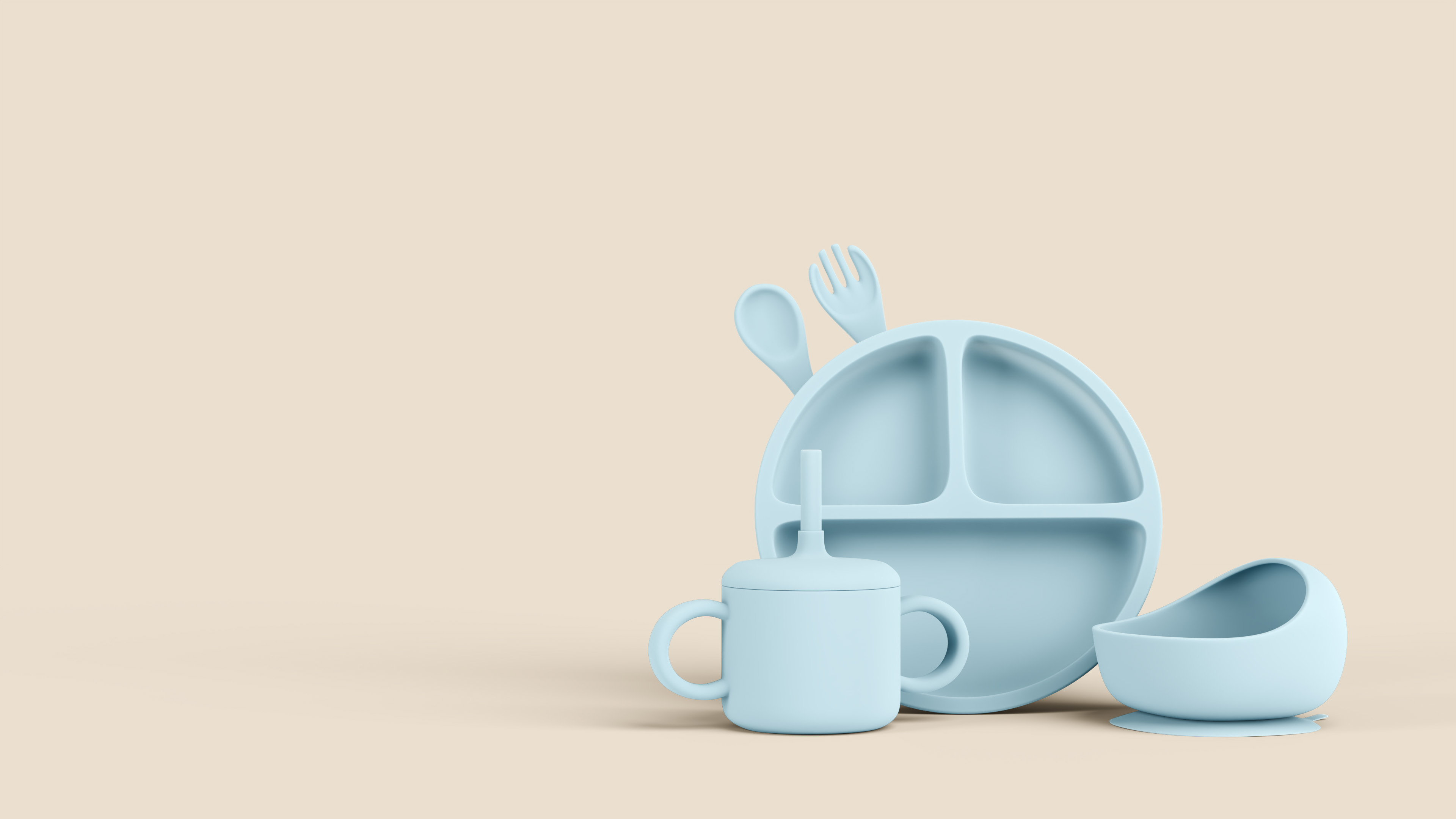 silicone baby feeding set product image