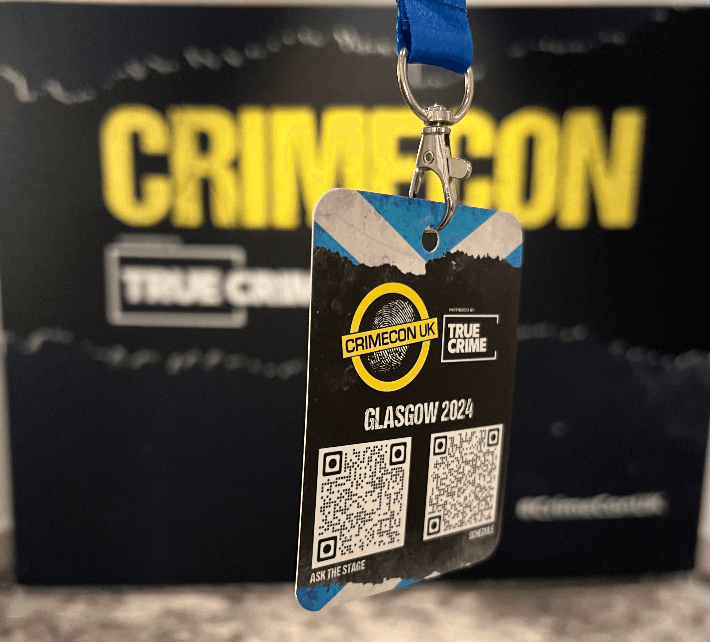 Image of CrimeCon lanyard