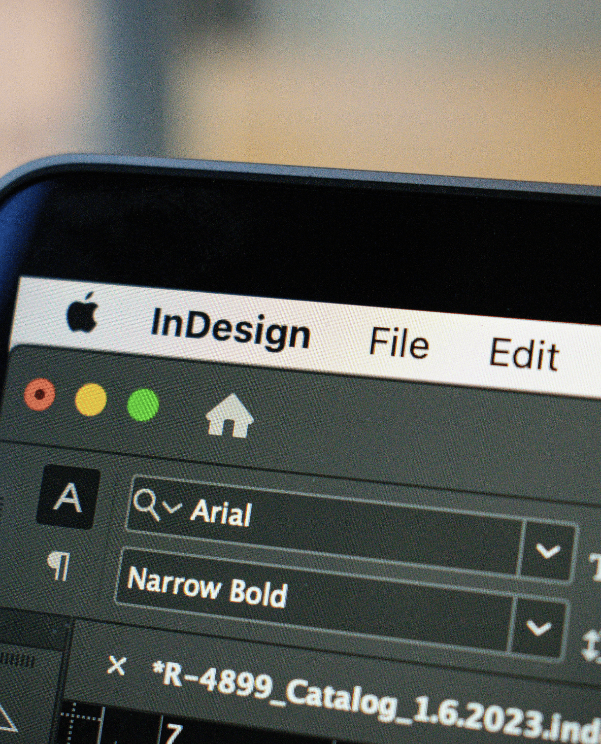 indesign on macbook