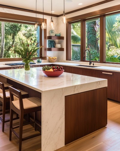 Interior view of the kitchen