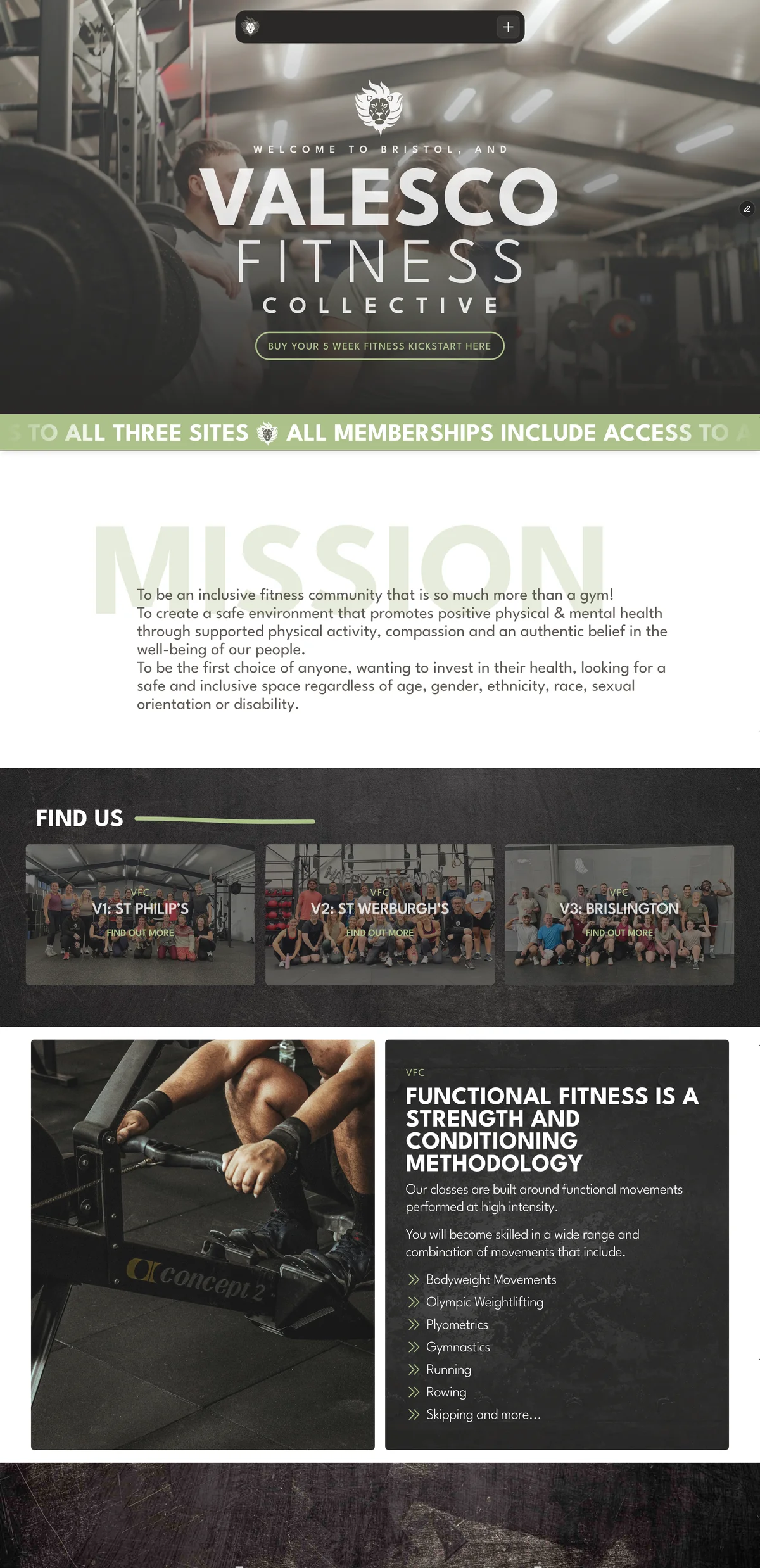 Valesco Fitness Collective Mockup
