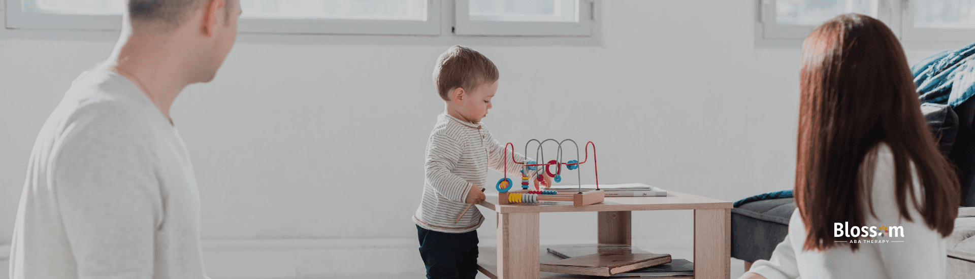 family playing together at home