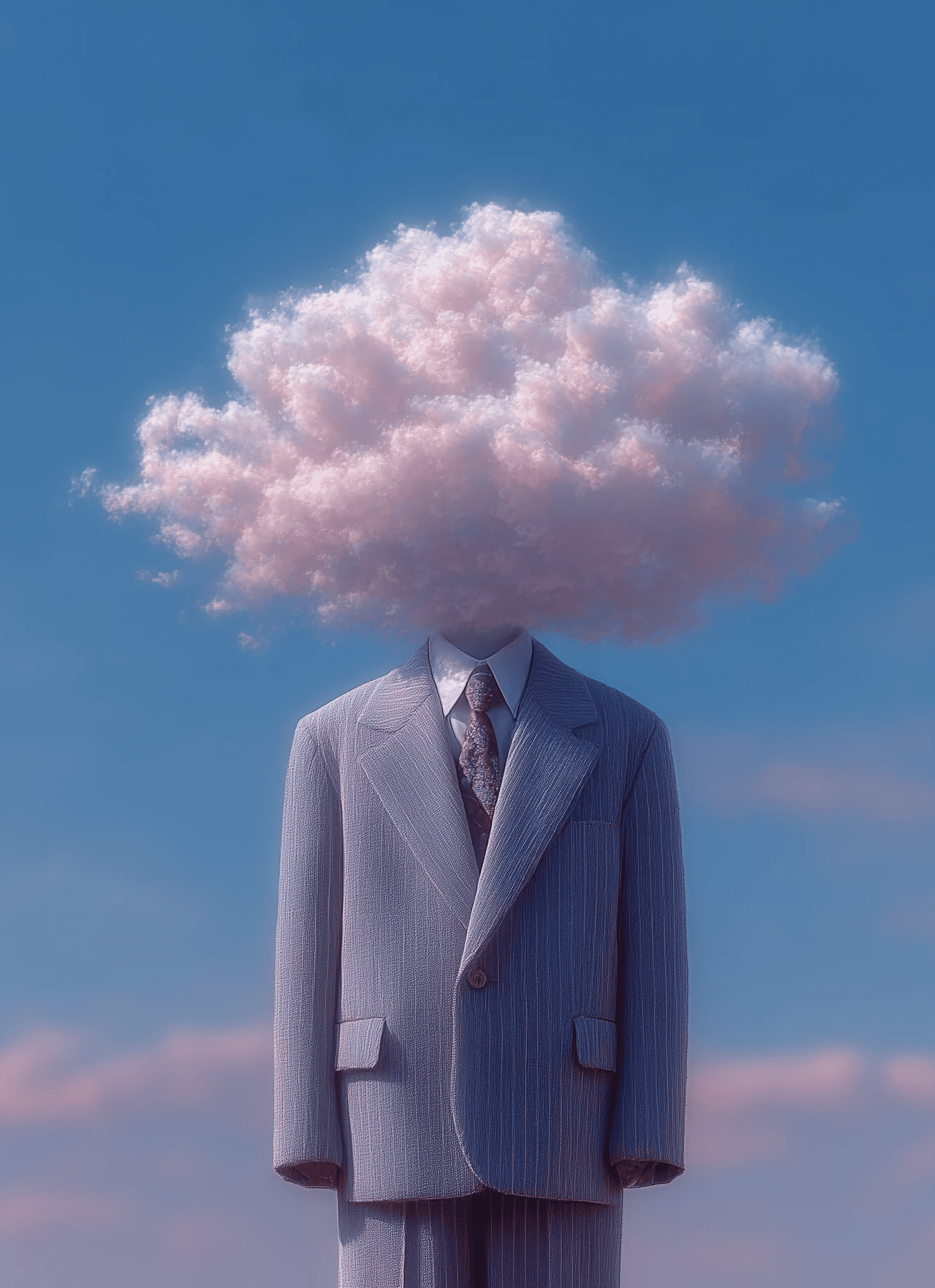 Portrait of a woman with digital abstract effects and color overlays