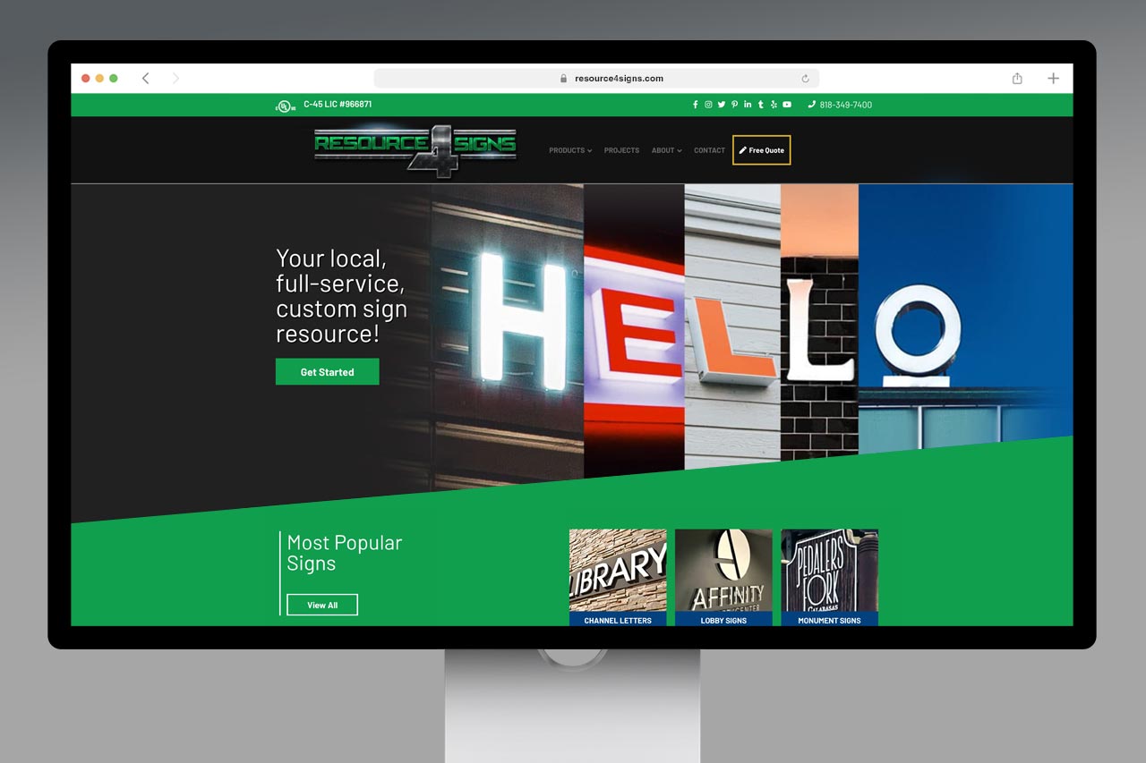Resource 4 Signs Website