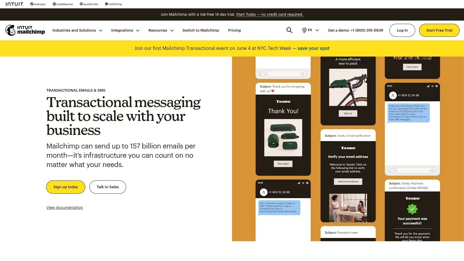 Mailchimp Transactional Email (Mandrill)
