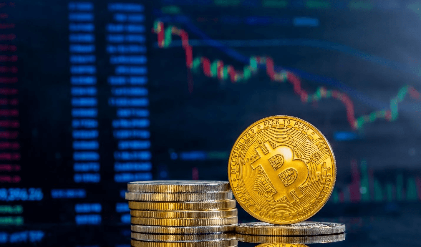 Bitcoin tokens and financial trading charts - Can You Make Money Day Trading Crypto 