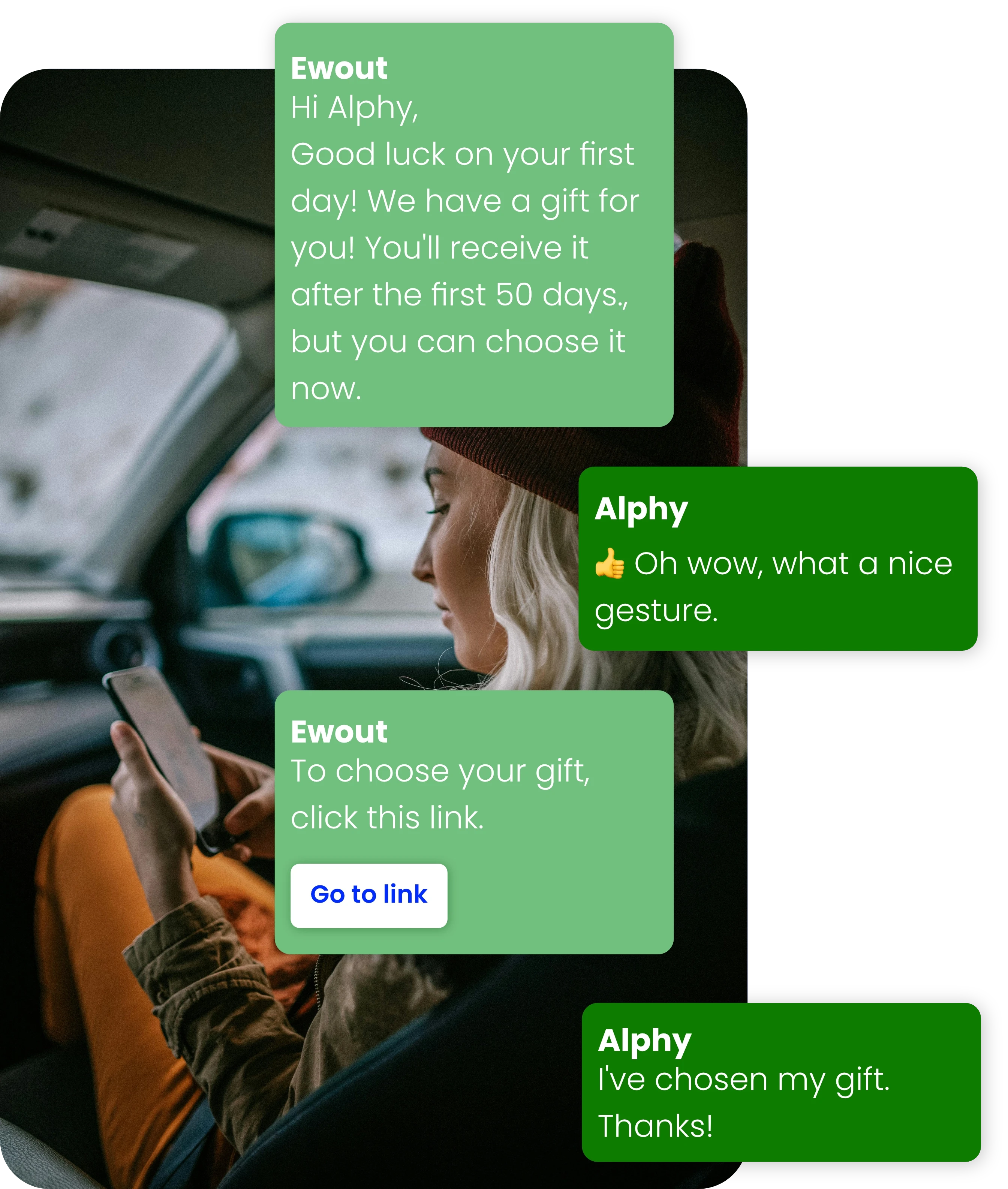 A visual showcasing how the process of collecting zero-party data works.