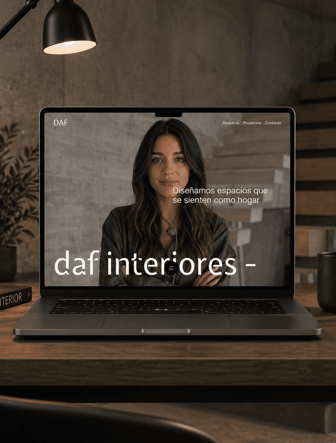Página web - Daf Interiores. Hecho por GMX Design