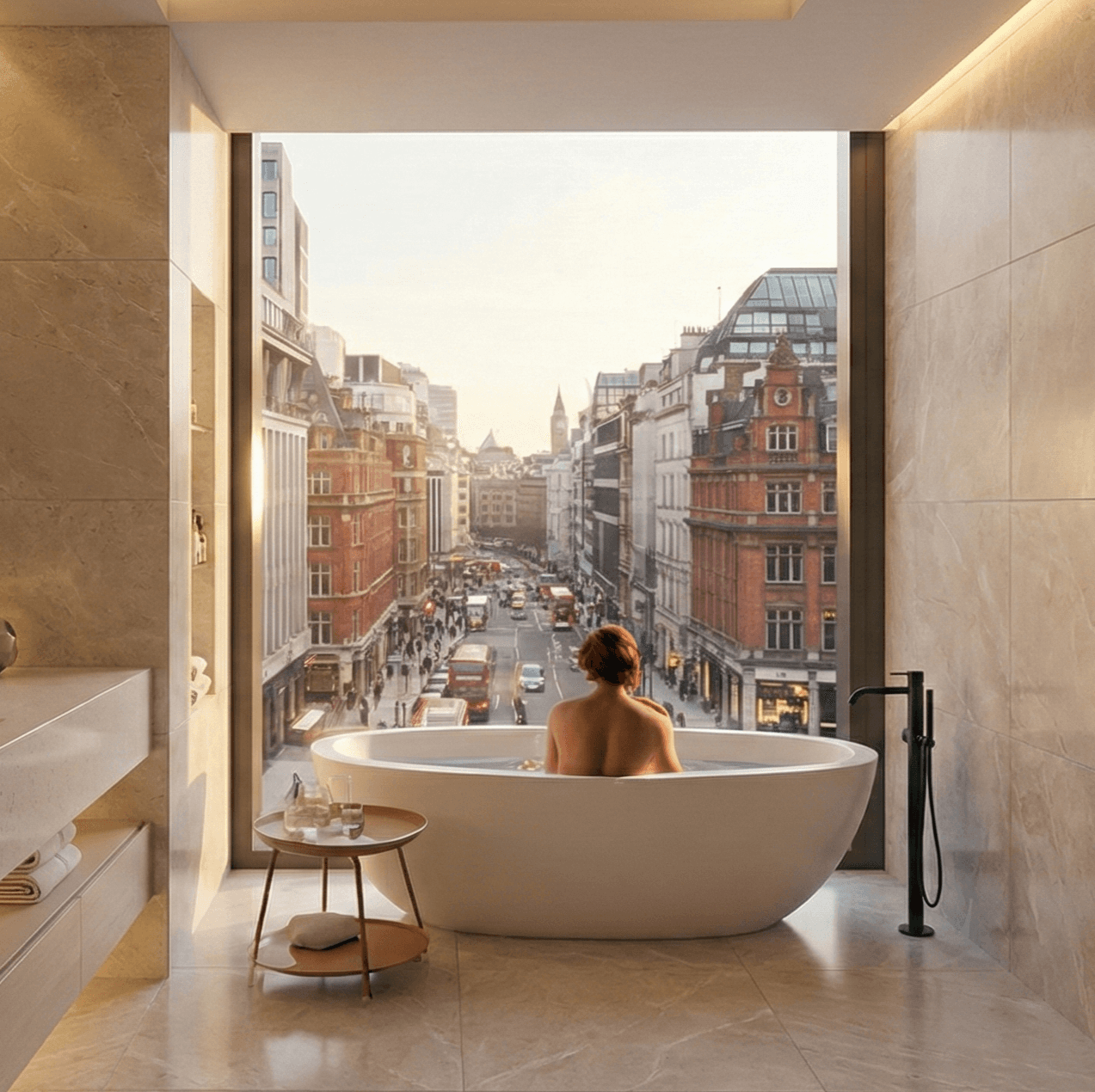 white ceramic bathtub