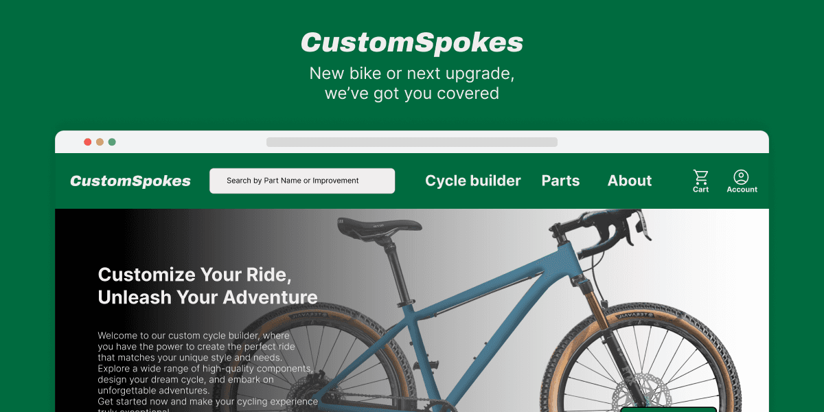 Thumnnail of CustomSpokes case study