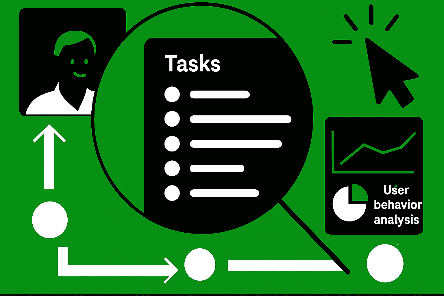 UX researcher conducting a fast remote usability review with five tasks and live user behavior analysis.